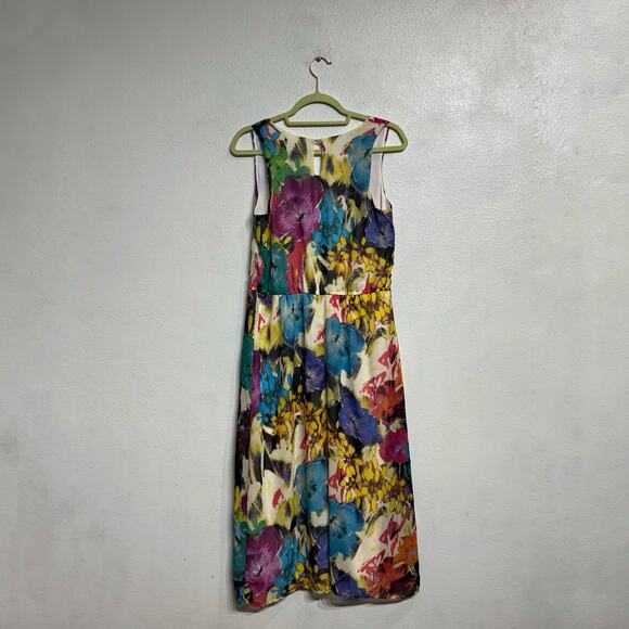 Maurices Floral Sleeveless Midi Dress Sz M - Picture 9 of 12